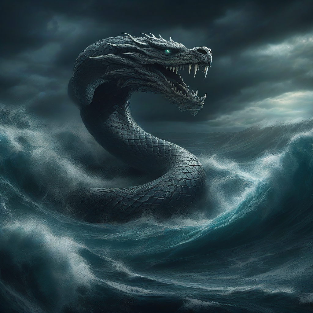 JORMUNGANDR illustration